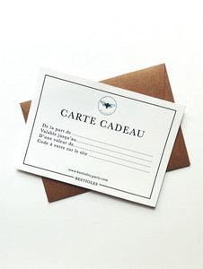 Carte cadeau 50€ - bestioles